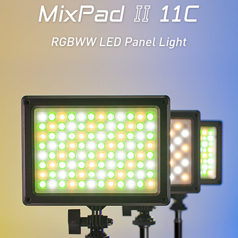 Nanlite MixPad II 11C RGB LED Light Mini Panel Light