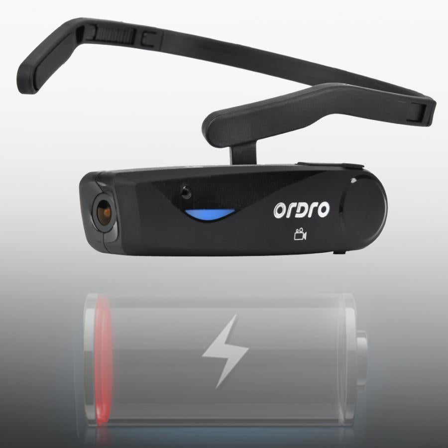 ORDRO EP5 Mini Camcorder HD 1080P/30fps Head-mounted Wearable Camera