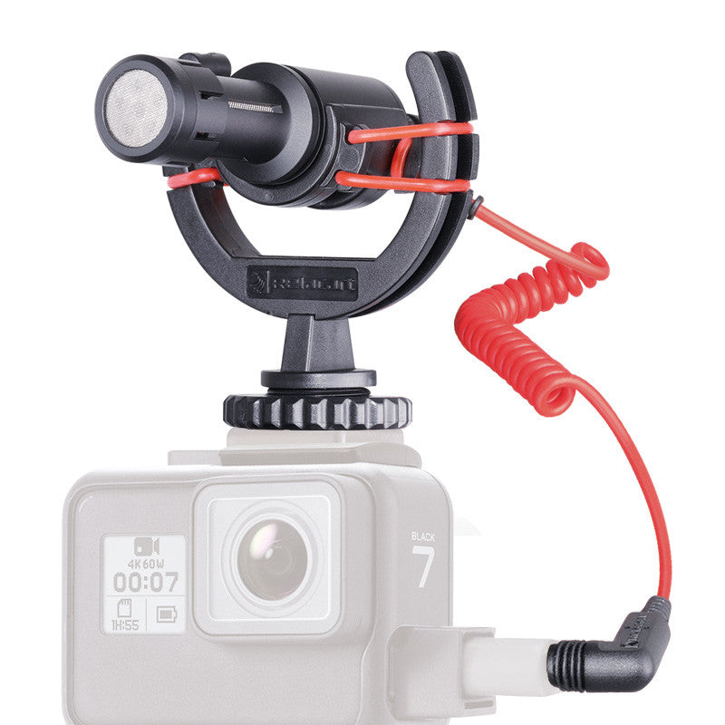 Relacart MU1 Condenser Microphone For DSLR Camera Smartphones Gopro