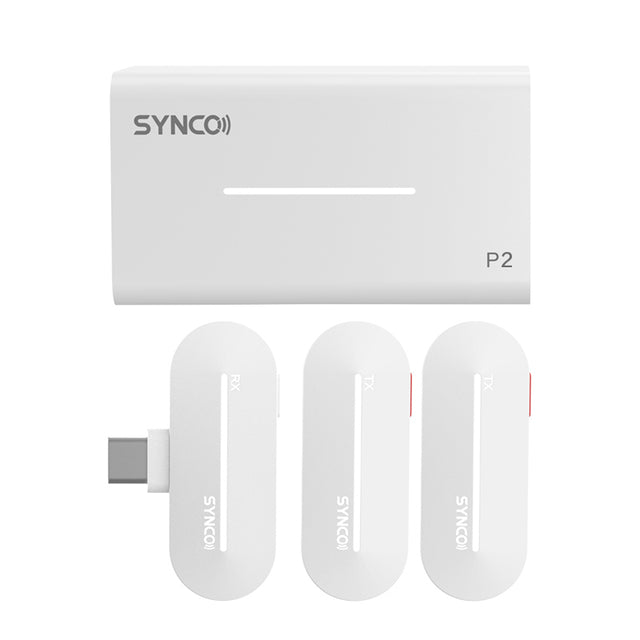 SYNCO Wireless Microphone P1L,P1T,P2L,P2T For Smartphone