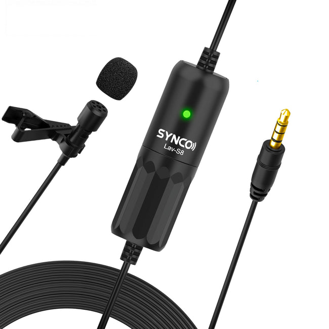 SYNCO S6E/S6M2/S8 Condenser Lavalier Microphone