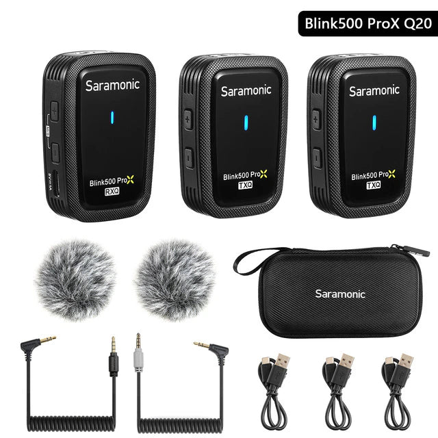 Saramonic Blink500 ProXQ 2.4GHZ Dual Channel wireless Microphone