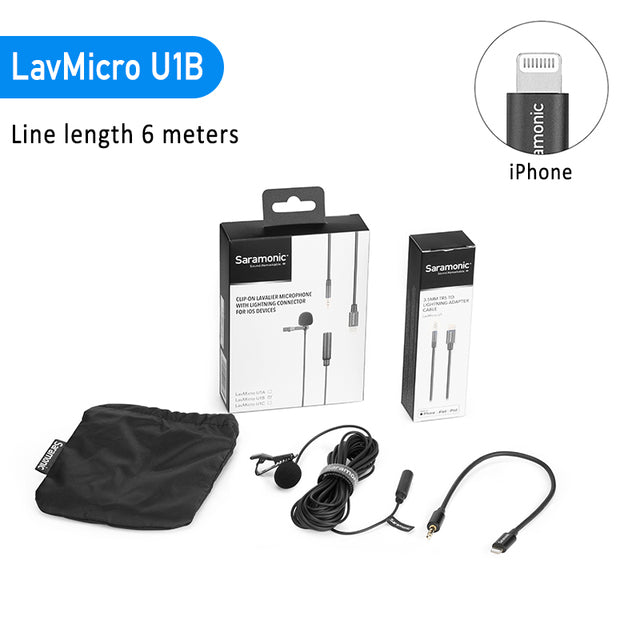 Saramonic LavMicro Omnidirectional Lavalier Microphone