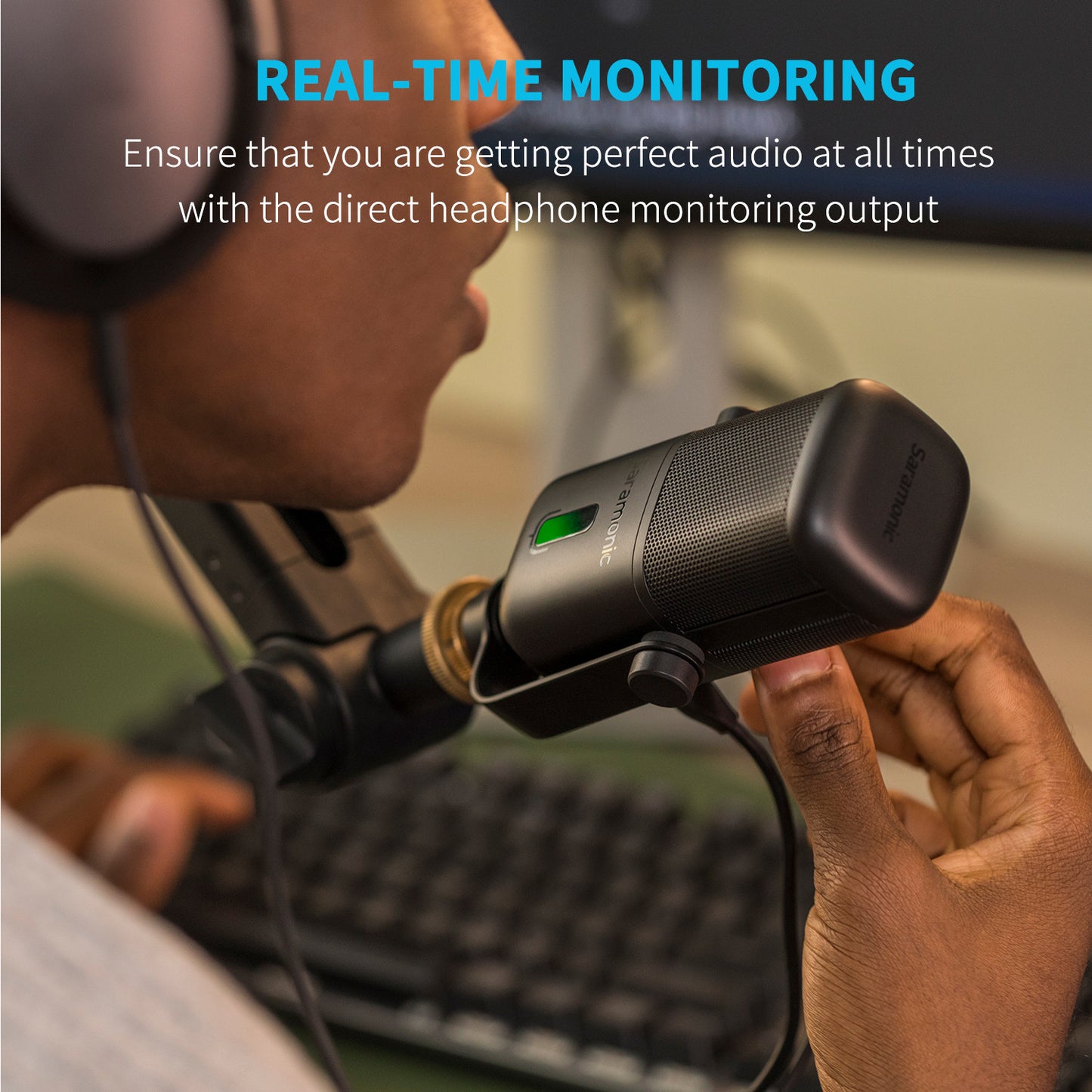 Saramonic SR-MV2000 USB Microphone Multicolor Real-time monitoring Integrated 360-degree design