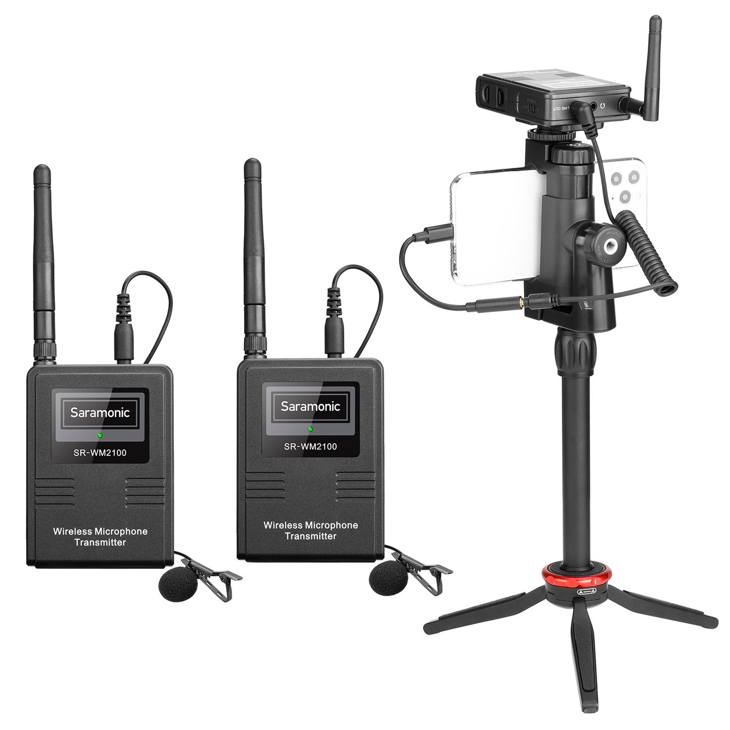 Saramonic SR-WM2100 2.4GHz Dual Wireless Microphone System