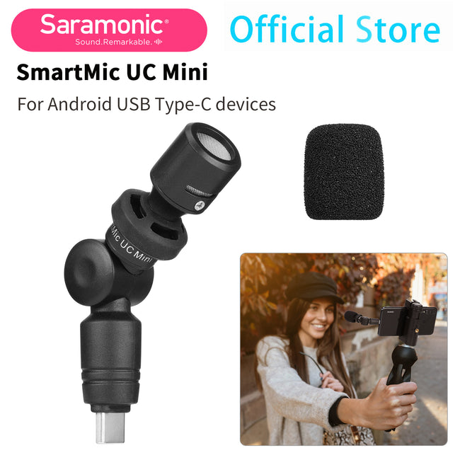 Saramonic SmartMic UC Mini Smartphone Microphone for Android USB Type C devices