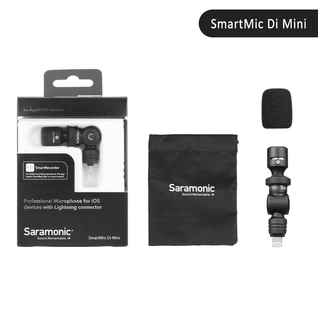 Saramonic SmartMic Di Mini smartphone Microphone for Apple MFi Lightning Connector