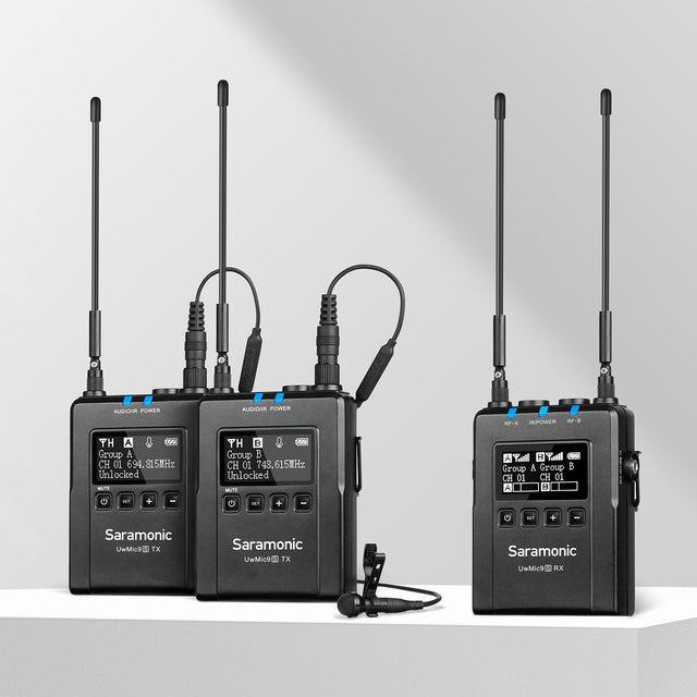 Saramonic UwMic9S Kit 1/2 UHF Wireless Microphone System