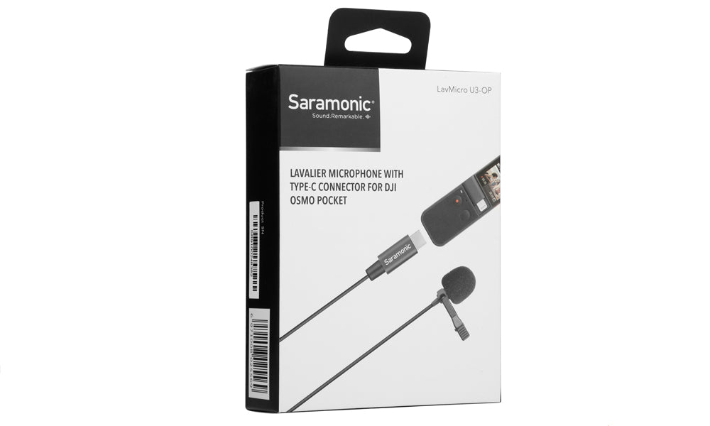 Saramonic LavMicro U3-OP omnidirectional Lavalier Microphone with Type-C Connector for DJI OSMO™ Pocket