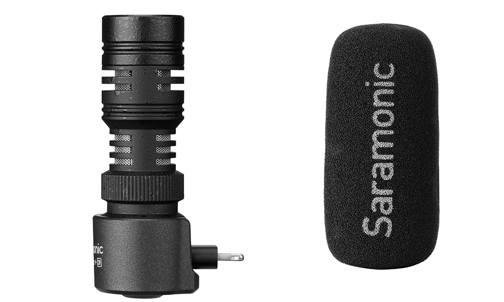 Saramonic SmartMic+Di Directional condenser Microphone for Apple IOS devies Lightning connector
