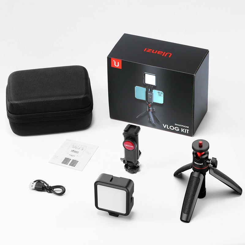 Ulanzi Combo 8 Extend Tripod Dimmable LED Video Light Vlog Kit