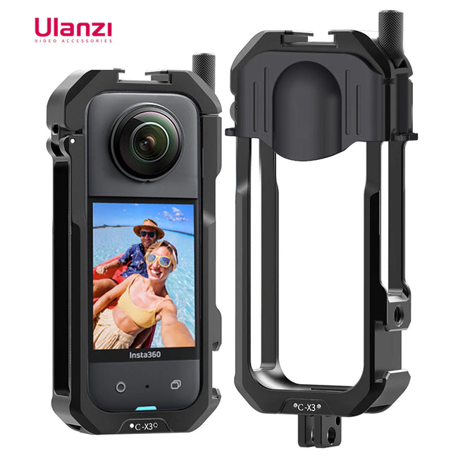 Ulanzi Metal Case for Insta360 X3 metal expansion camera rig