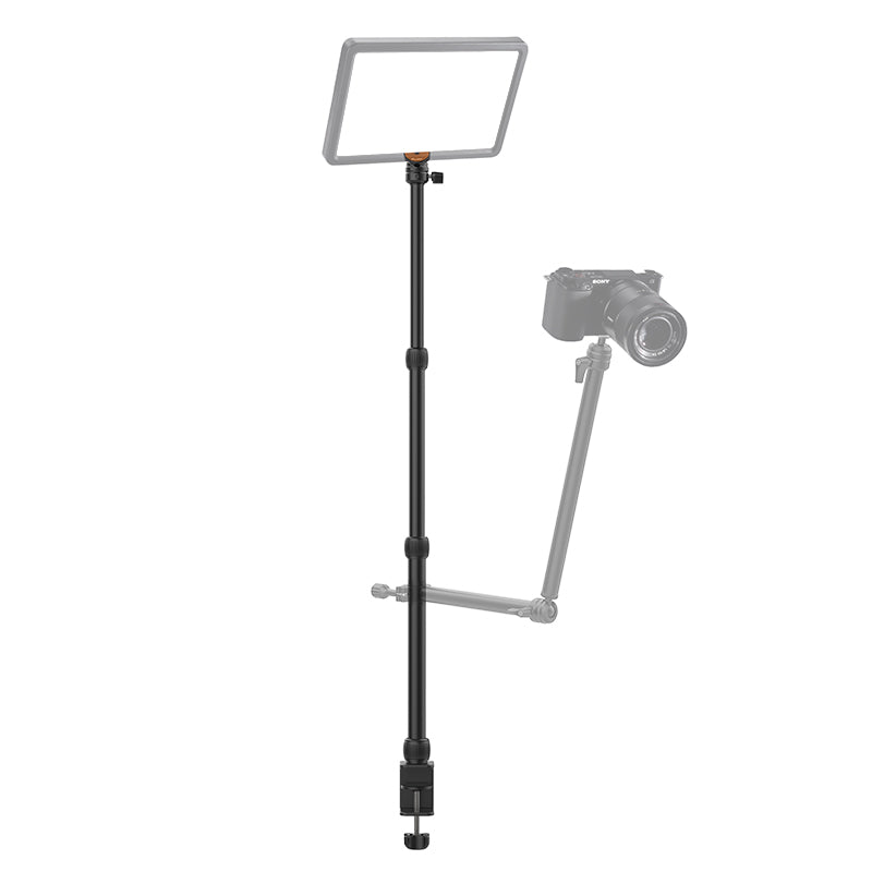 VIJIM LS10 Desk Mount Stand C-clamp Mount Flexible Arm Extend Light Stand