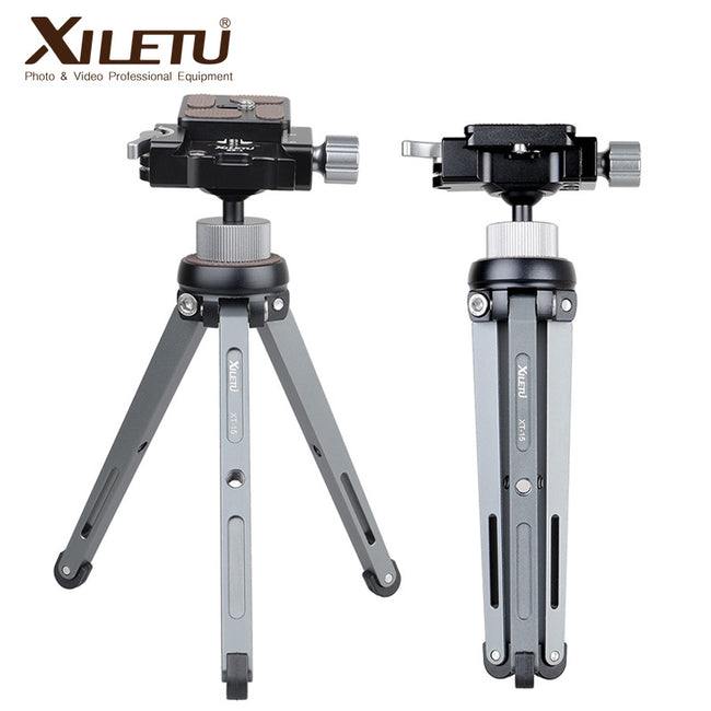 XILETU XT-15+BS-1 Camera Phone Stand Lightweight Tabletop Tripod
