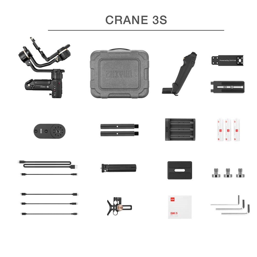 ZHIYUN CRANE 3S 3-Axis Camera Gimbal Handheld Stabilizer