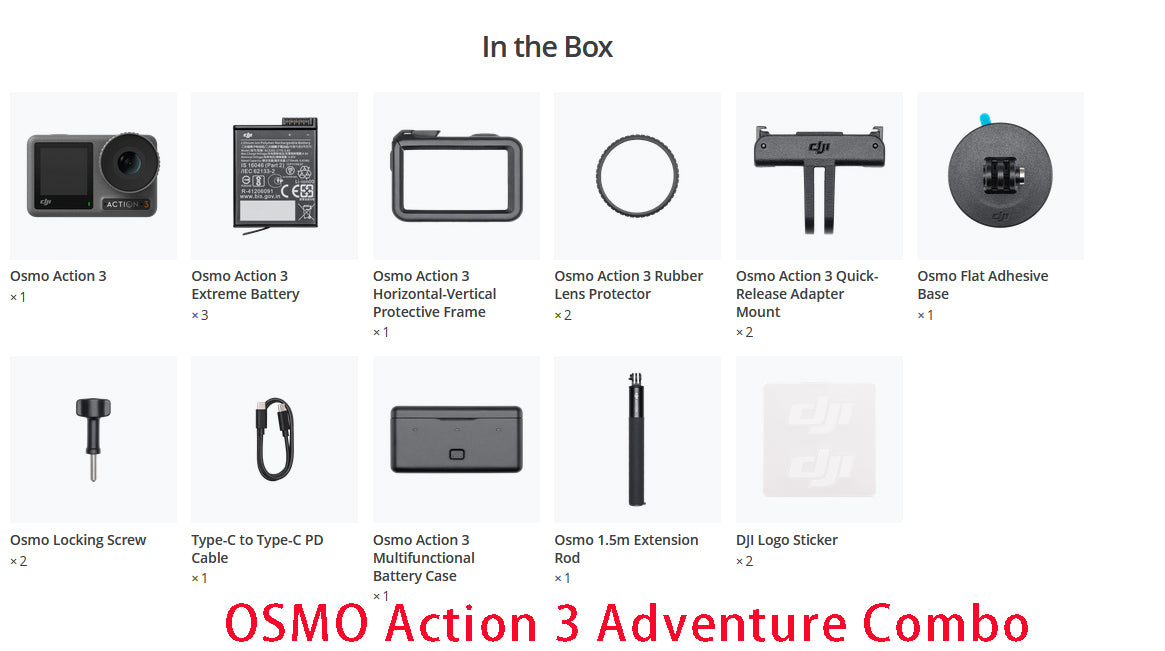 Osmo Action 4 4K/120fps Camera Adventure Combo – DJI Official