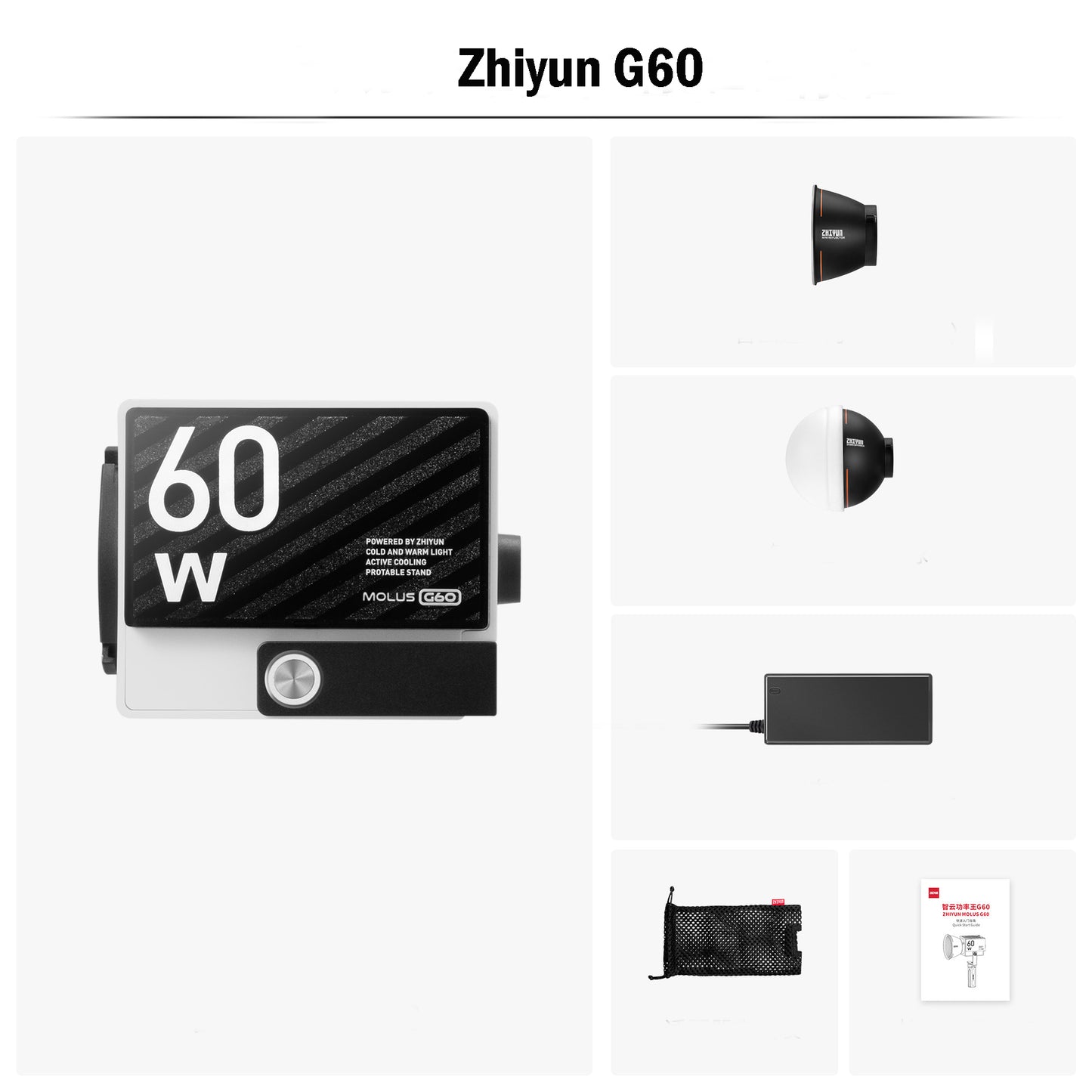 Zhiyun MOLUS G60 professional COB video lights