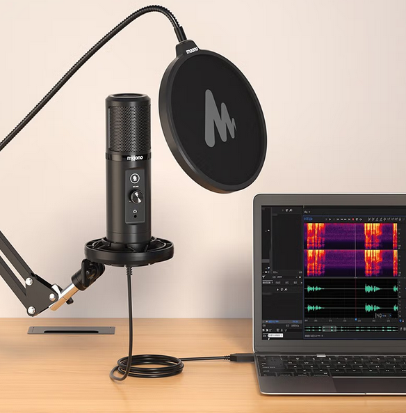MAONO PM422 USB Cardioid Condenser Microphone For Podcast